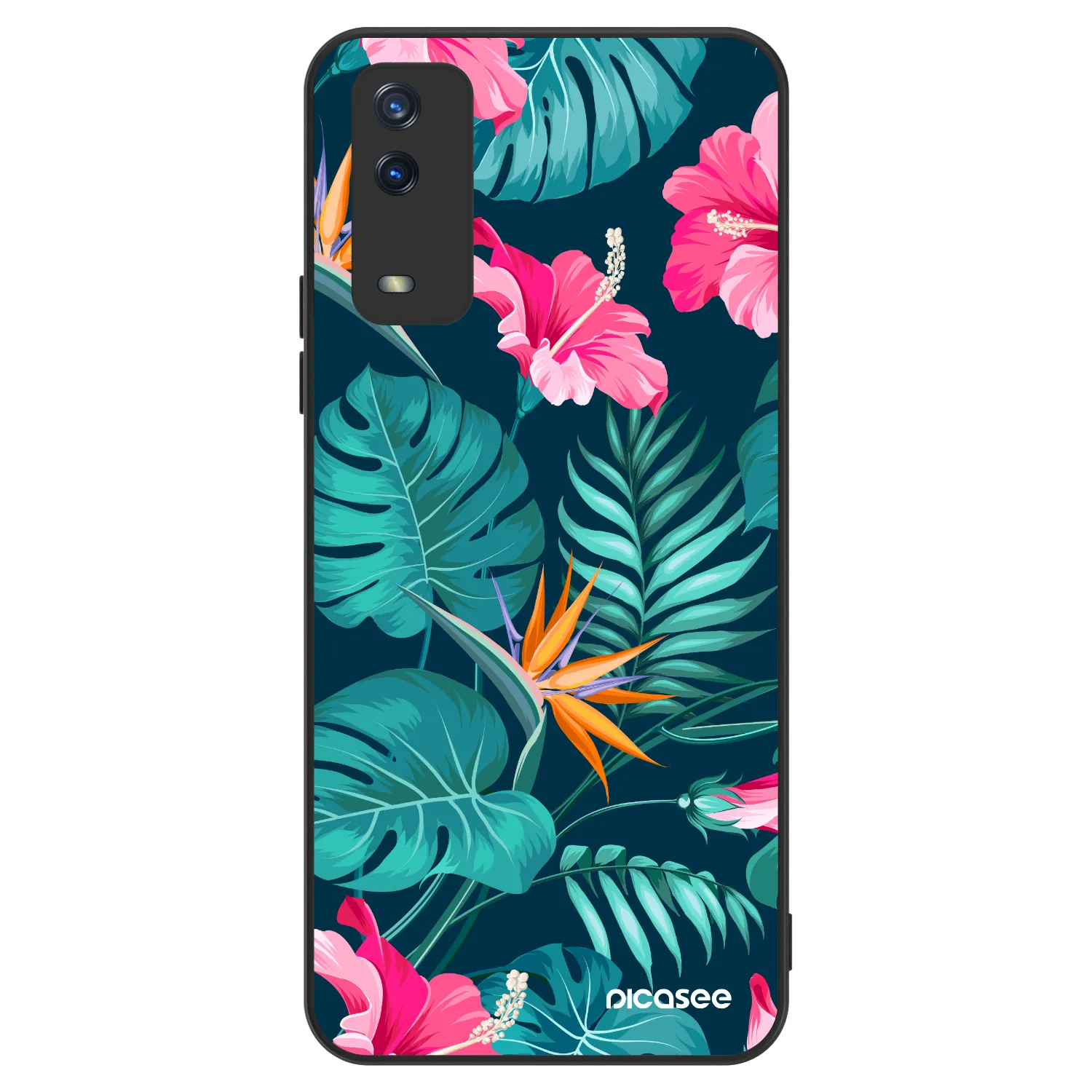 Picasee ULTIMATE CASE za Vivo Y11s - Pink Monstera
