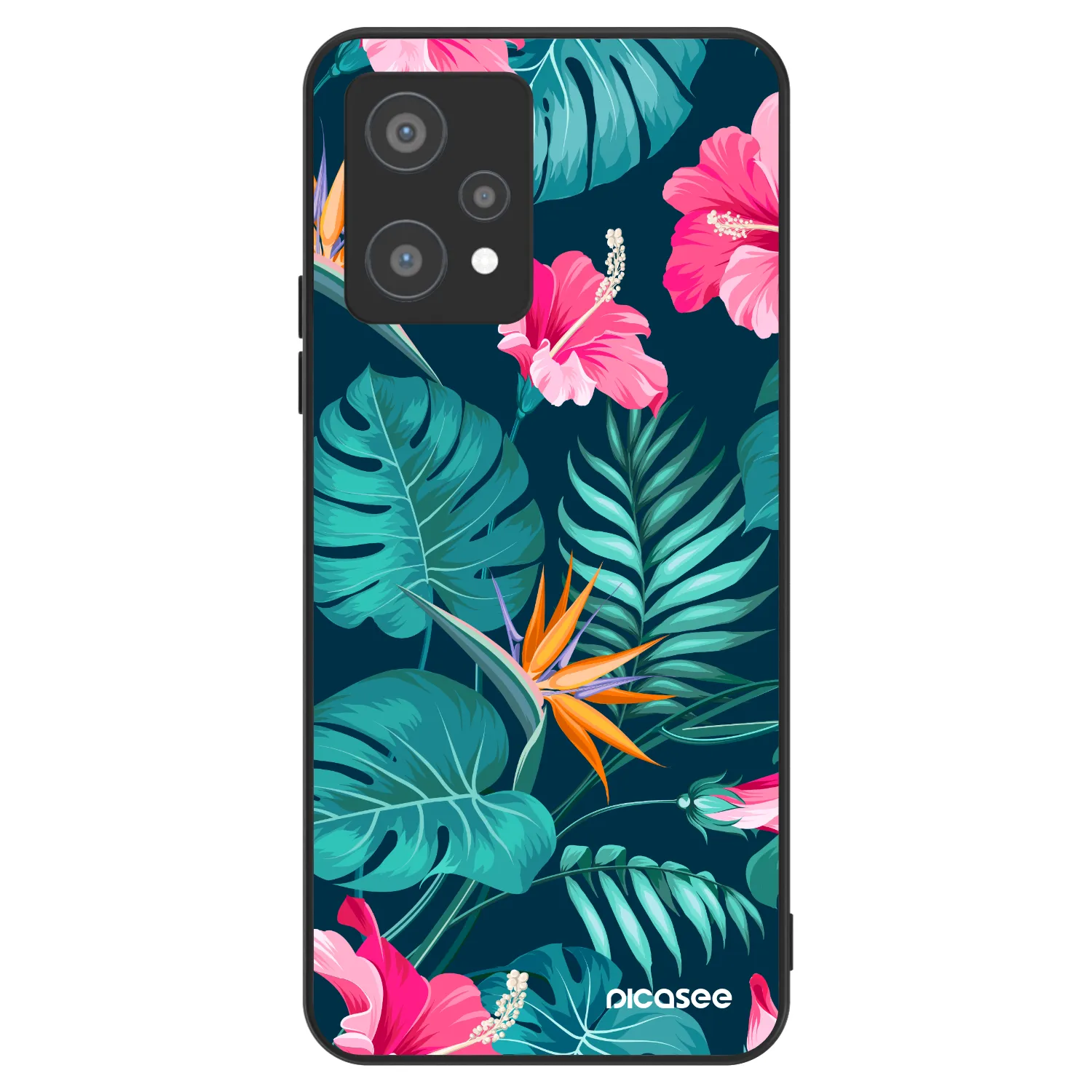 Picasee ULTIMATE CASE za Realme 9 Pro 5G - Pink Monstera