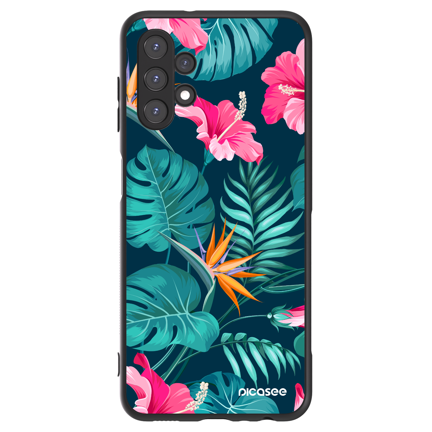 Picasee ULTIMATE CASE za Samsung Galaxy A13 4G A135 - Pink Monstera