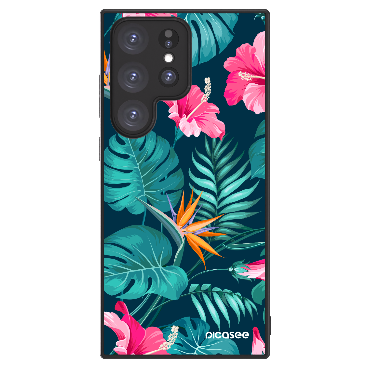 Picasee ULTIMATE CASE za Samsung Galaxy S23 Ultra 5G - Pink Monstera