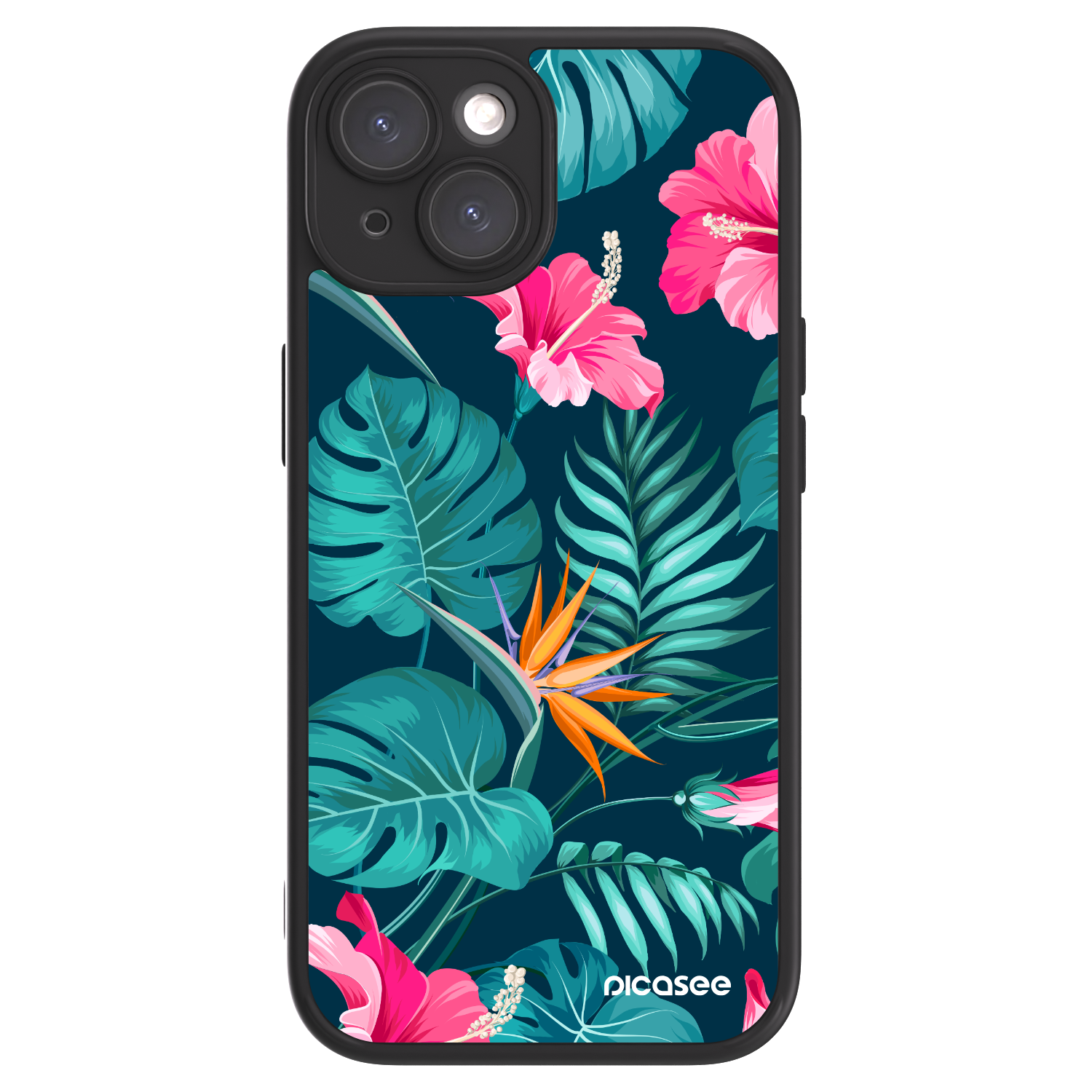 Picasee ULTIMATE CASE za Apple iPhone 15 - Pink Monstera