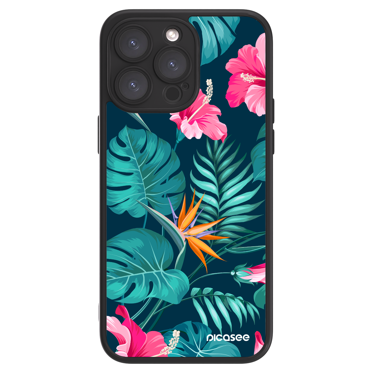 Picasee ULTIMATE CASE za Apple iPhone 15 Pro Max - Pink Monstera