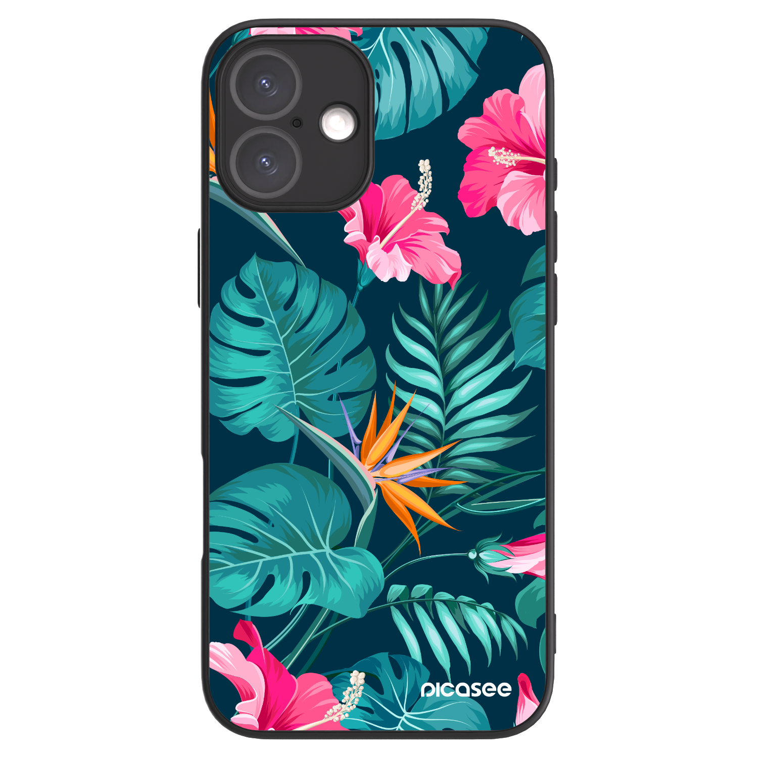 Picasee ULTIMATE CASE MagSafe za Apple iPhone 16 Plus - Pink Monstera