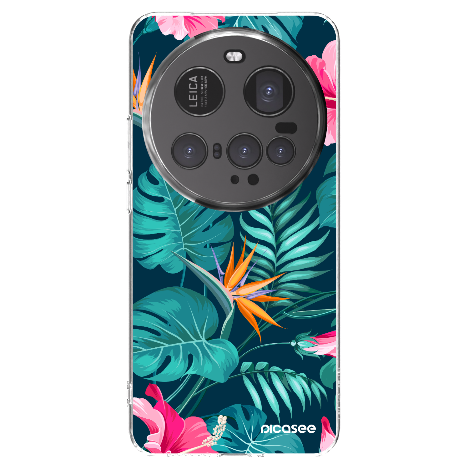 Picasee silikonska prozirna maskica za Xiaomi 15 Ultra - Pink Monstera