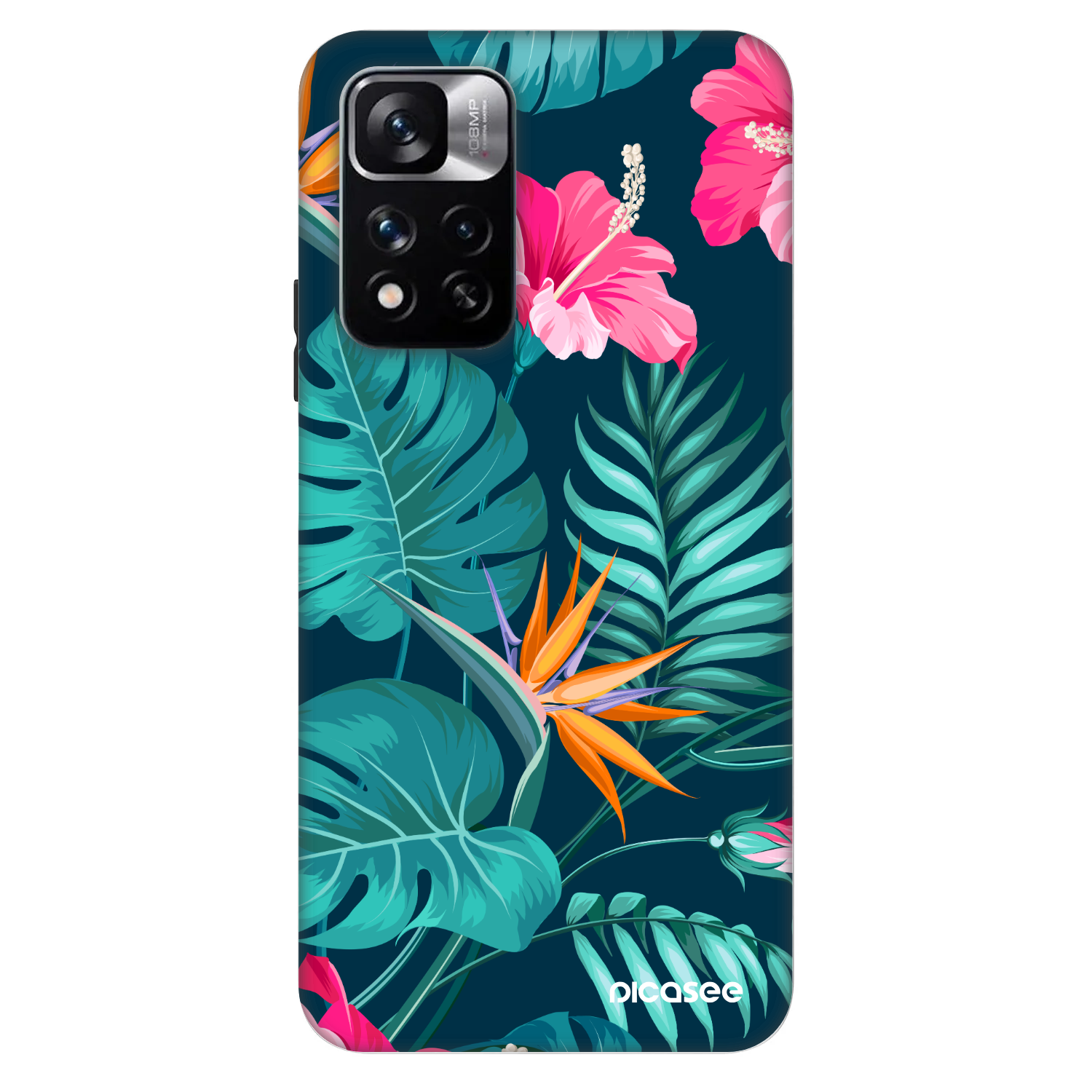 Picasee Fashion Case za Xiaomi Redmi Note 11 Pro 5G - Pink Monstera