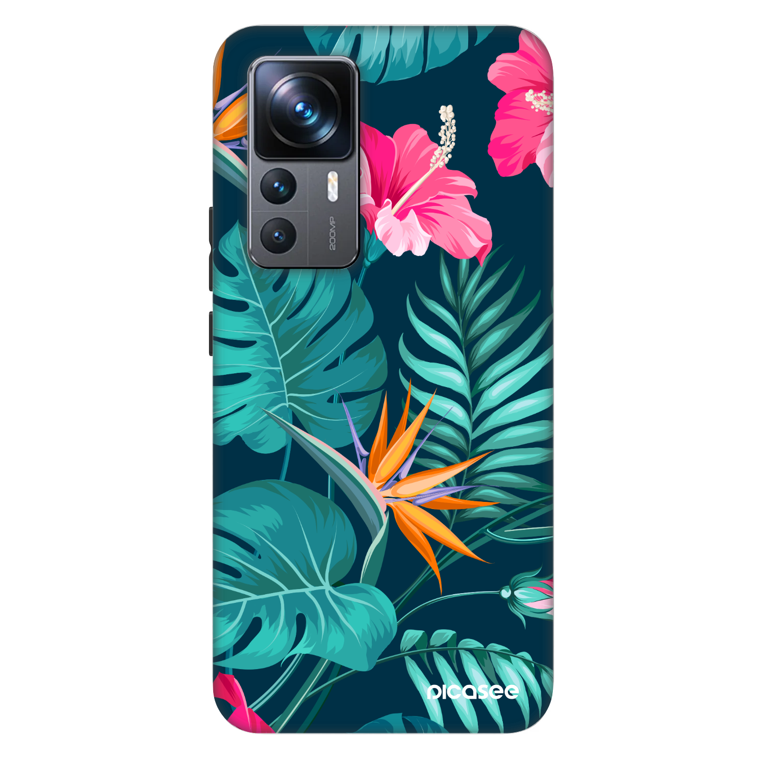 Picasee Fashion Case za Xiaomi 12T Pro - Pink Monstera