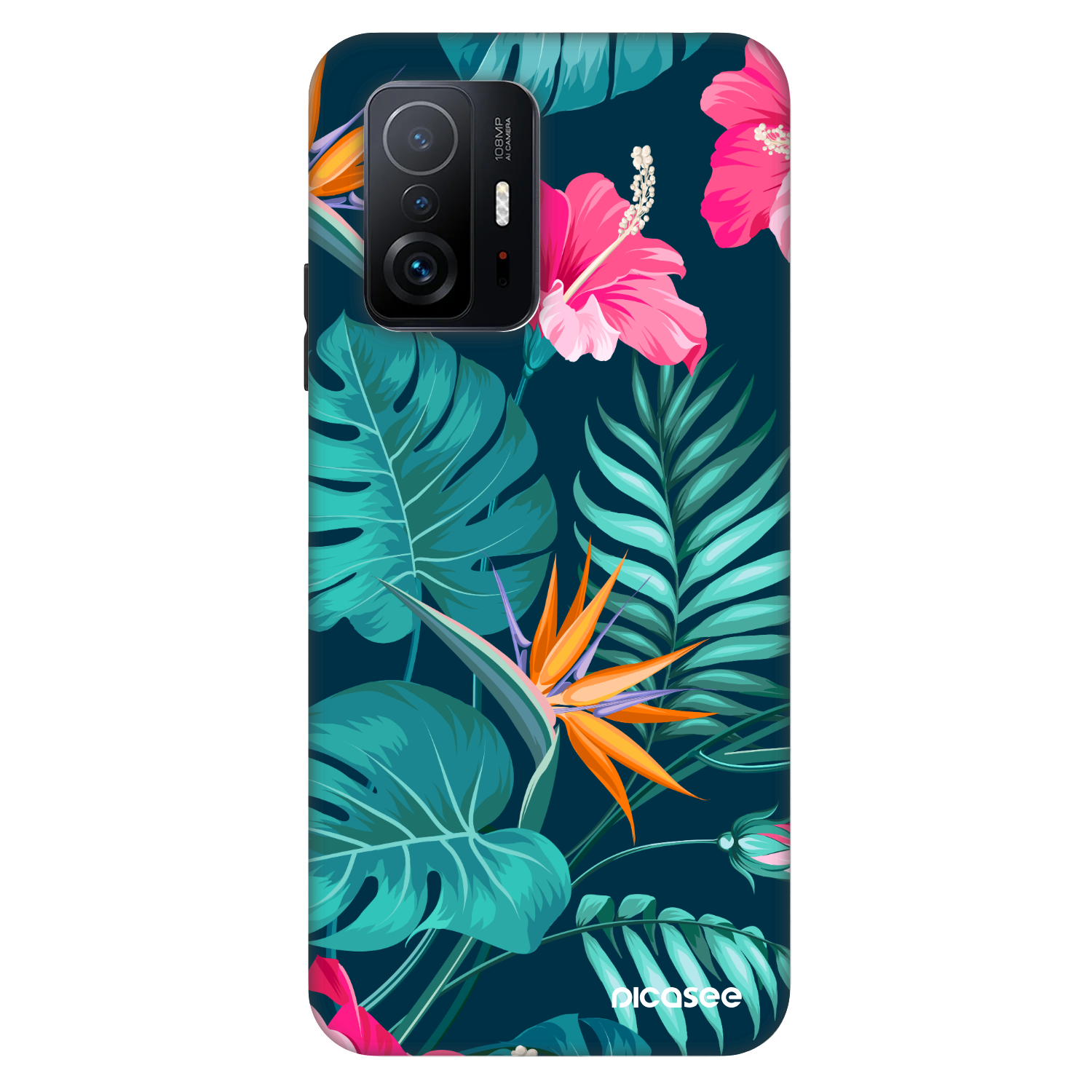 Picasee Fashion Case za Xiaomi 11T Pro - Pink Monstera
