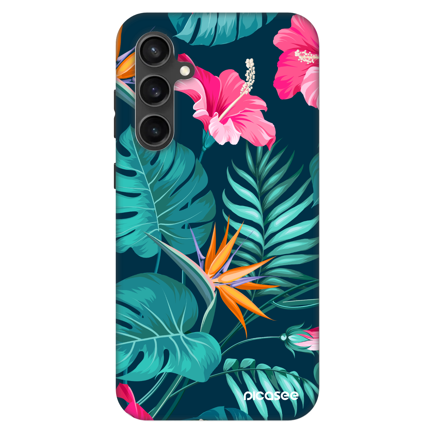 Picasee Fashion Case za Samsung Galaxy S23 FE S711B - Pink Monstera