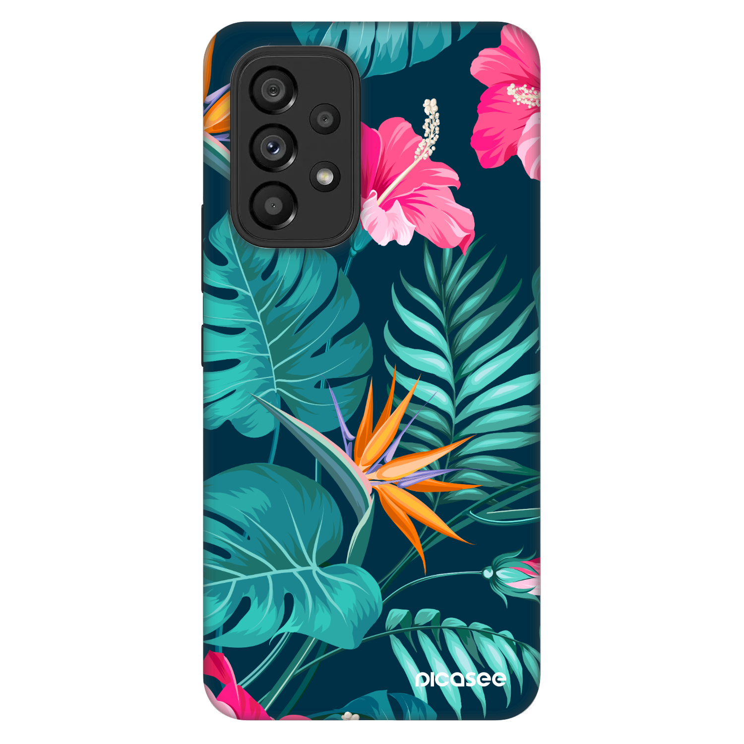 Picasee Fashion Case za Samsung Galaxy A53 5G A536 - Pink Monstera