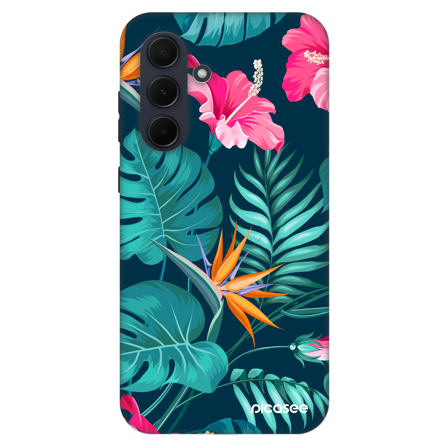 Picasee Fashion Case za Samsung Galaxy A35 5G A356B - Pink Monstera