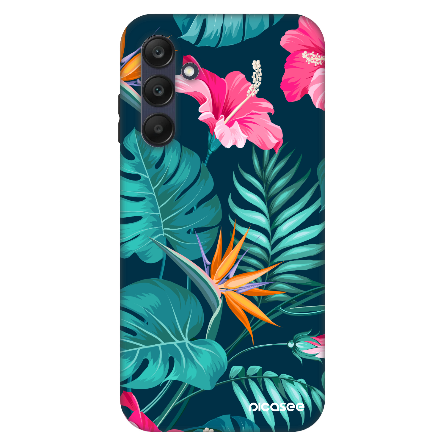Picasee Fashion Case za Samsung Galaxy A25 A256B 5G - Pink Monstera