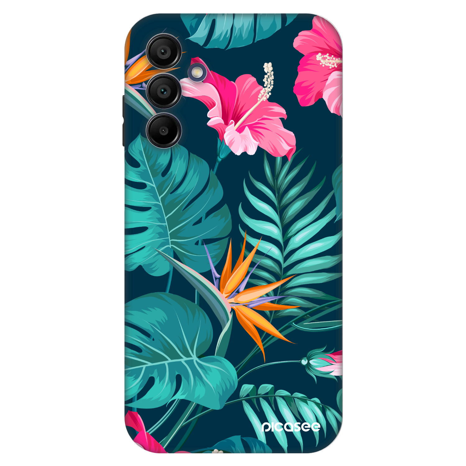 Picasee Fashion Case za Samsung Galaxy A15 A155F 4G - Pink Monstera