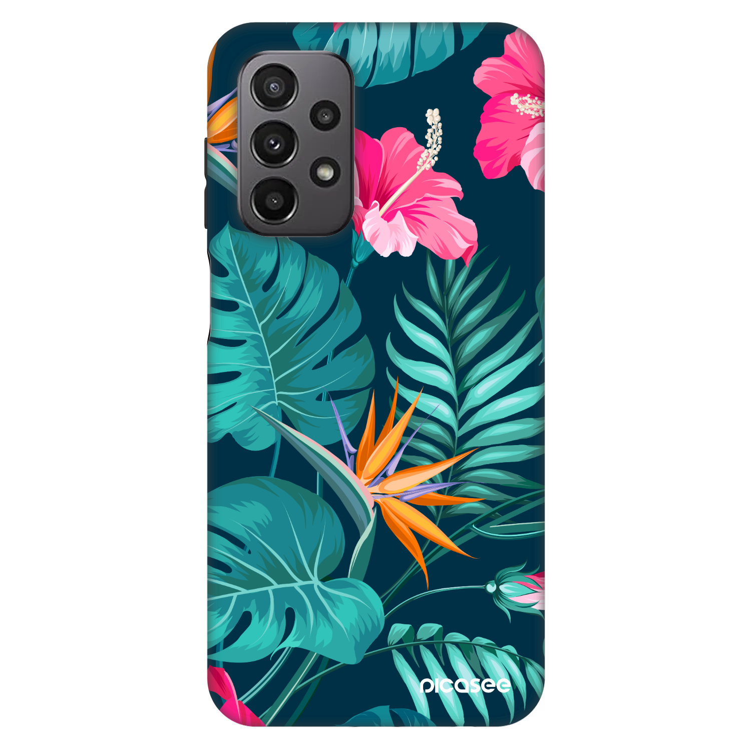 Picasee Fashion Case za Samsung Galaxy A23 A235F 4G - Pink Monstera