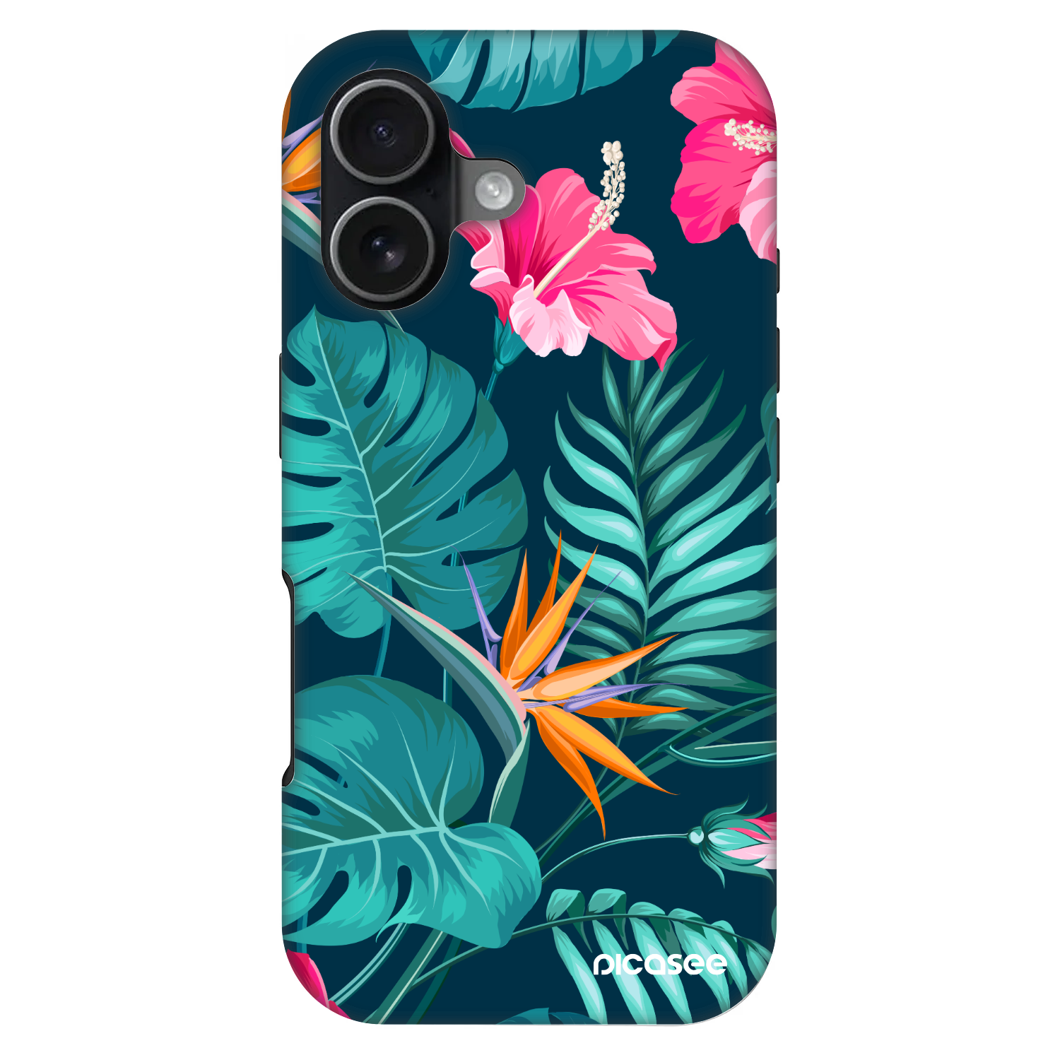 Picasee Fashion Case MagSafe za Apple iPhone 17 - Pink Monstera