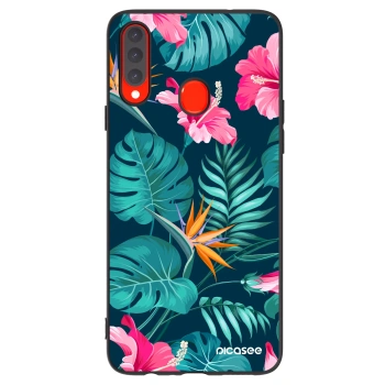 Maskica za Samsung Galaxy A20s - Pink Monstera