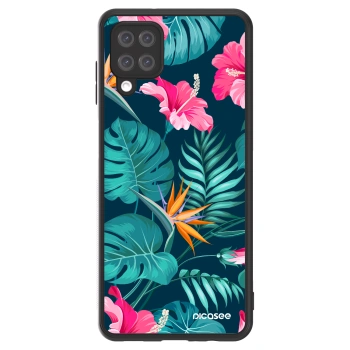 Picasee ULTIMATE CASE za Samsung Galaxy A12 A125F - Pink Monstera