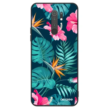 Maskica za Xiaomi Redmi 9 - Pink Monstera