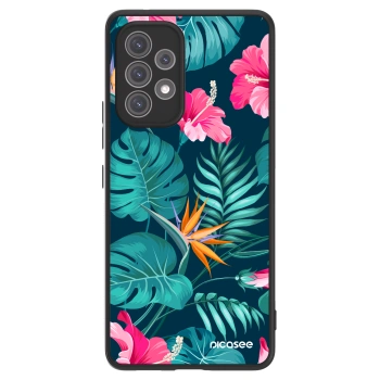Picasee ULTIMATE CASE za Samsung Galaxy A52s 5G A528B - Pink Monstera