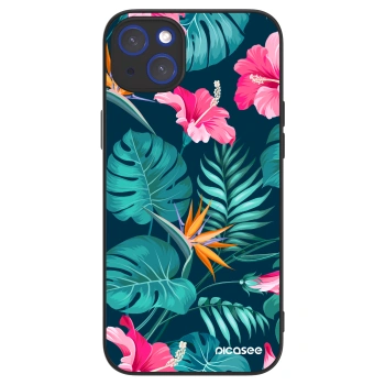 Picasee ULTIMATE CASE za Apple iPhone 14 Plus - Pink Monstera