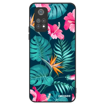 Maskica za Xiaomi Poco M4 Pro - Pink Monstera