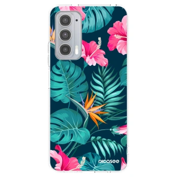 Maskica za Motorola Edge 20 - Pink Monstera
