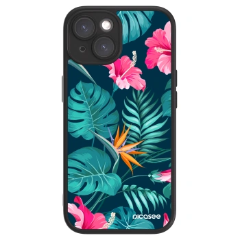 Maskica za Apple iPhone 15 - Pink Monstera