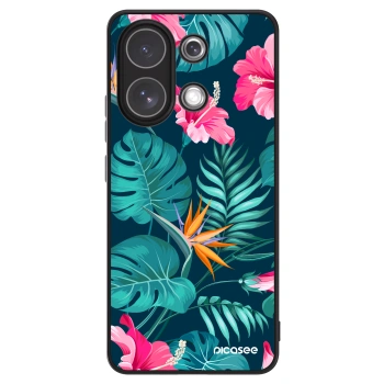 Maskica za Xiaomi Redmi Note 13 4G - Pink Monstera