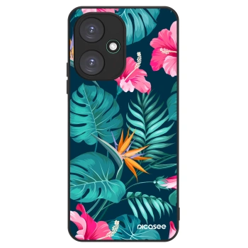 Maskica za Xiaomi Redmi 13C 5G - Pink Monstera