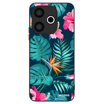 Maskica za Xiaomi Redmi 13 4G - Pink Monstera