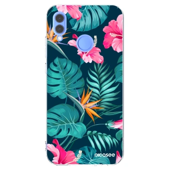 Picasee silikonska prozirna maskica za Huawei P Smart 2019 - Pink Monstera