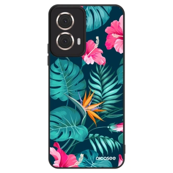 Maskica za Motorola Moto G85 - Pink Monstera