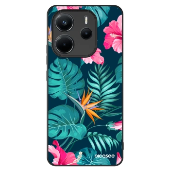 Maskica za Xiaomi Redmi Note 14 4G - Pink Monstera