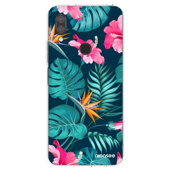 Picasee silikonska prozirna maskica za Xiaomi Redmi 7 - Pink Monstera