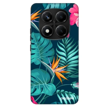 Maskica za Xiaomi Redmi Note 14 Pro+ 5G - Pink Monstera