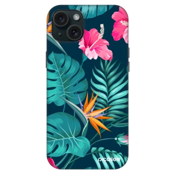Maskica za Apple iPhone 15 Plus - Pink Monstera