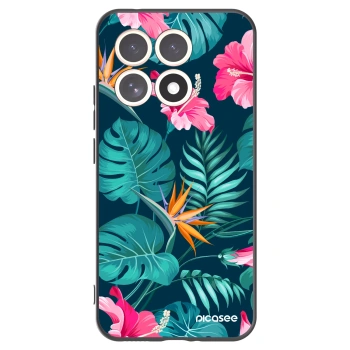Picasee crna silikonska maskica za Xiaomi 15T - Pink Monstera