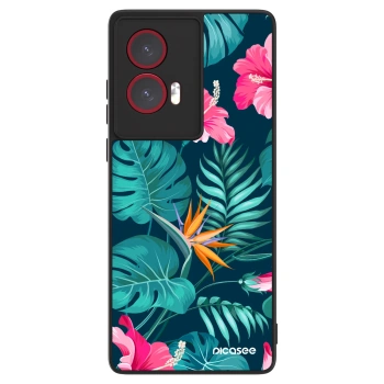 Maskica za Motorola Edge 50 Fusion - Pink Monstera