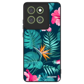 Maskica za Motorola Moto G86 Power 5G - Pink Monstera