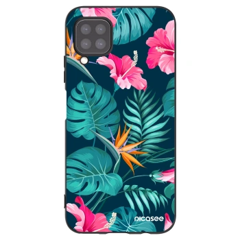 Picasee crna silikonska maskica za Huawei P40 Lite - Pink Monstera