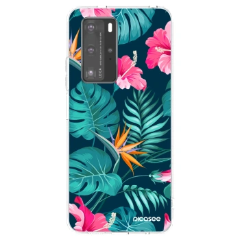 Maskica za Huawei P40 Pro - Pink Monstera