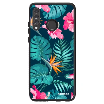 Picasee ULTIMATE CASE za Huawei P30 Lite - Pink Monstera