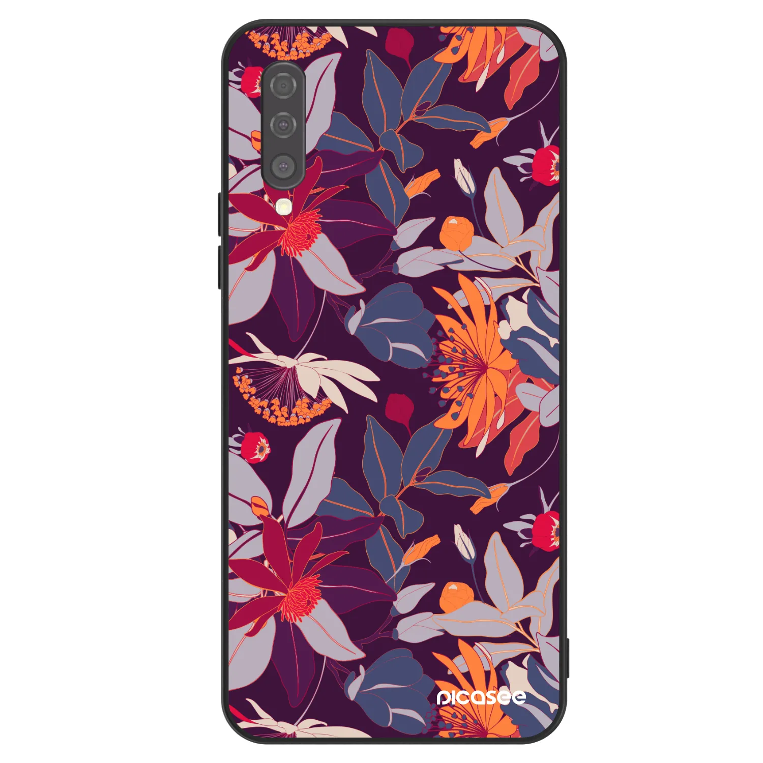 Picasee ULTIMATE CASE za Samsung Galaxy A50 A505F - Purple Leaf