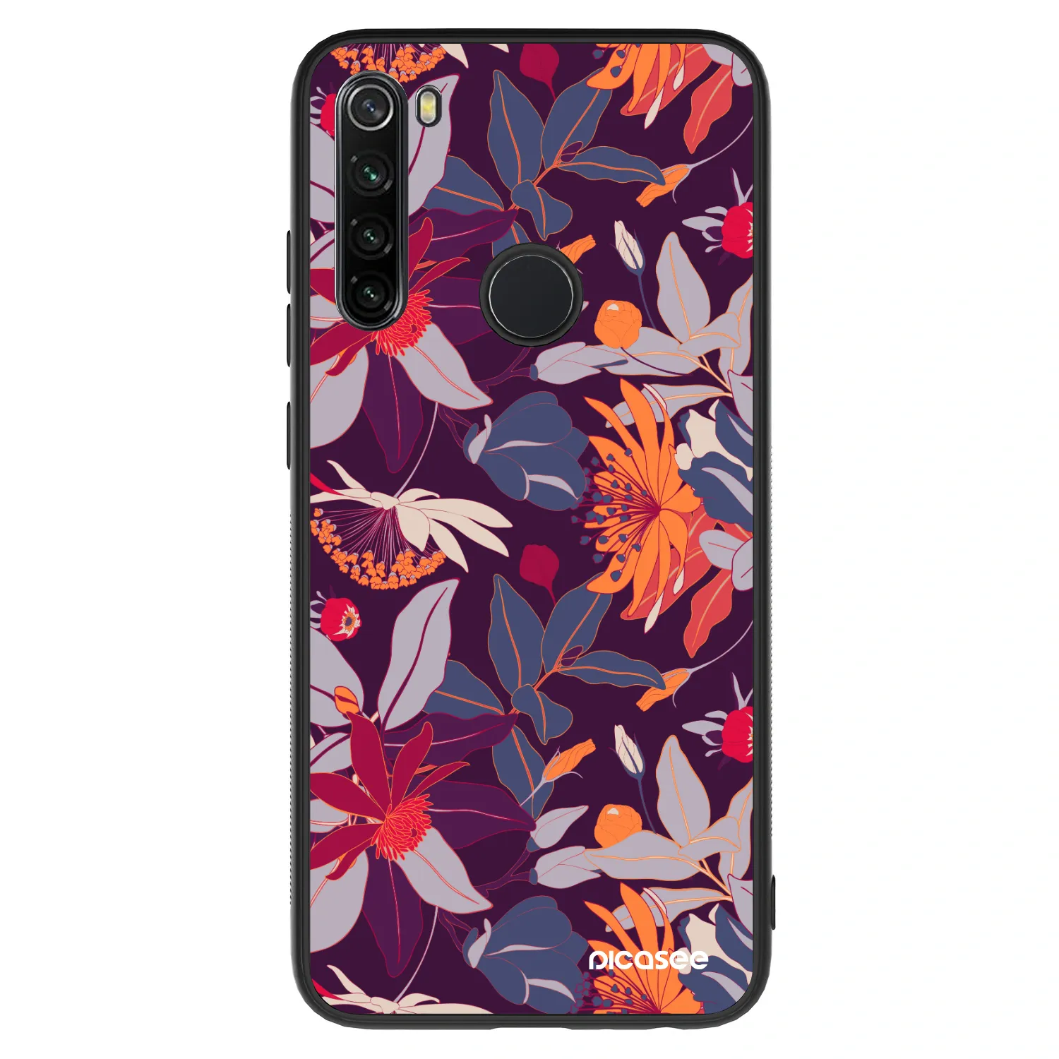 Picasee ULTIMATE CASE za Xiaomi Redmi Note 8 - Purple Leaf