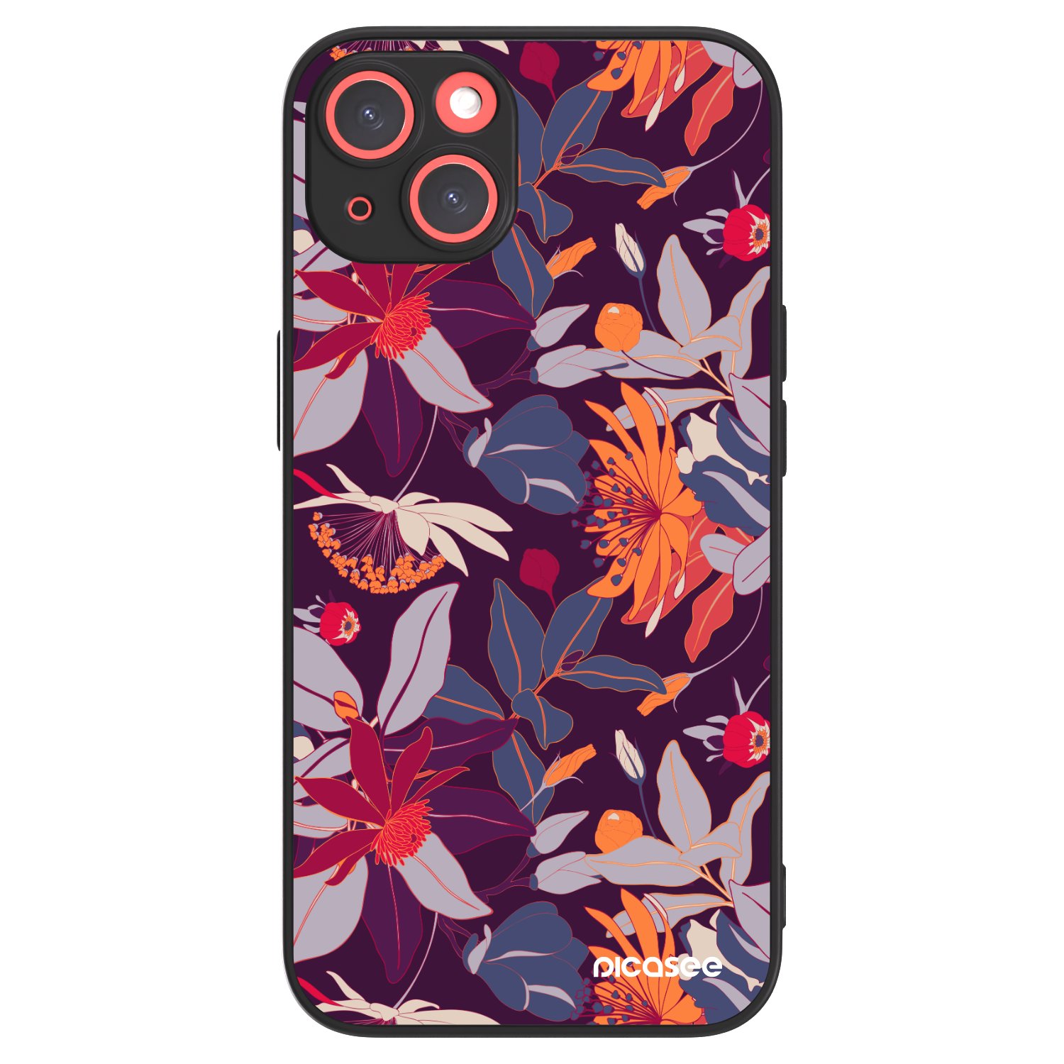 Picasee ULTIMATE CASE za Apple iPhone 13 - Purple Leaf
