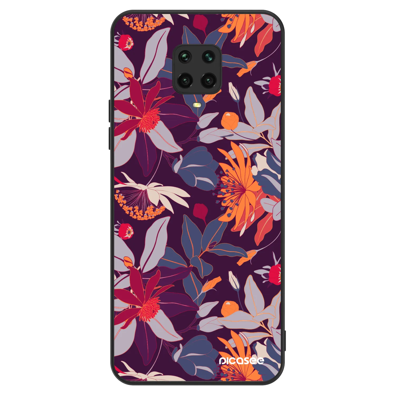Picasee ULTIMATE CASE za Xiaomi Redmi Note 9S - Purple Leaf
