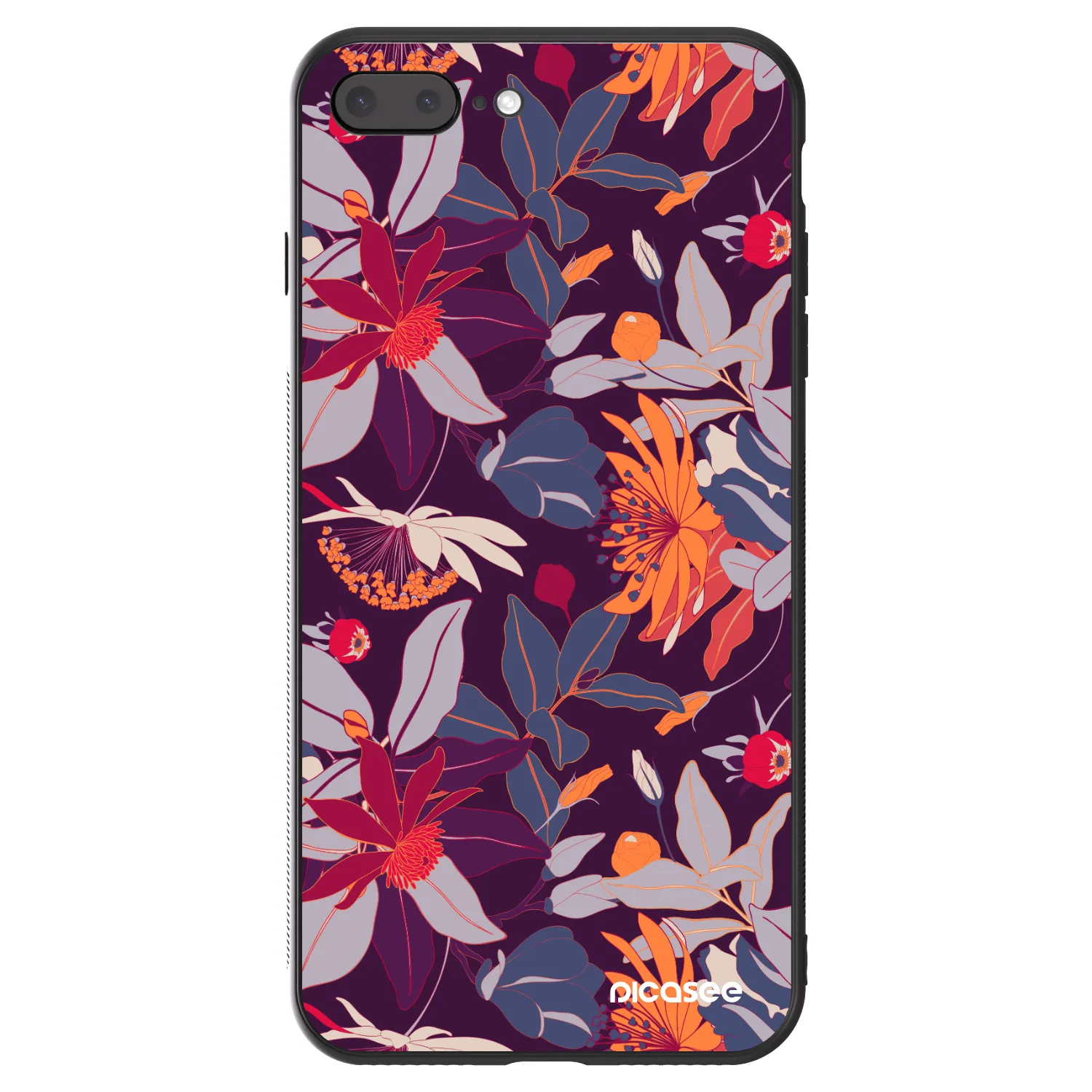 Picasee ULTIMATE CASE za Apple iPhone 8 Plus - Purple Leaf
