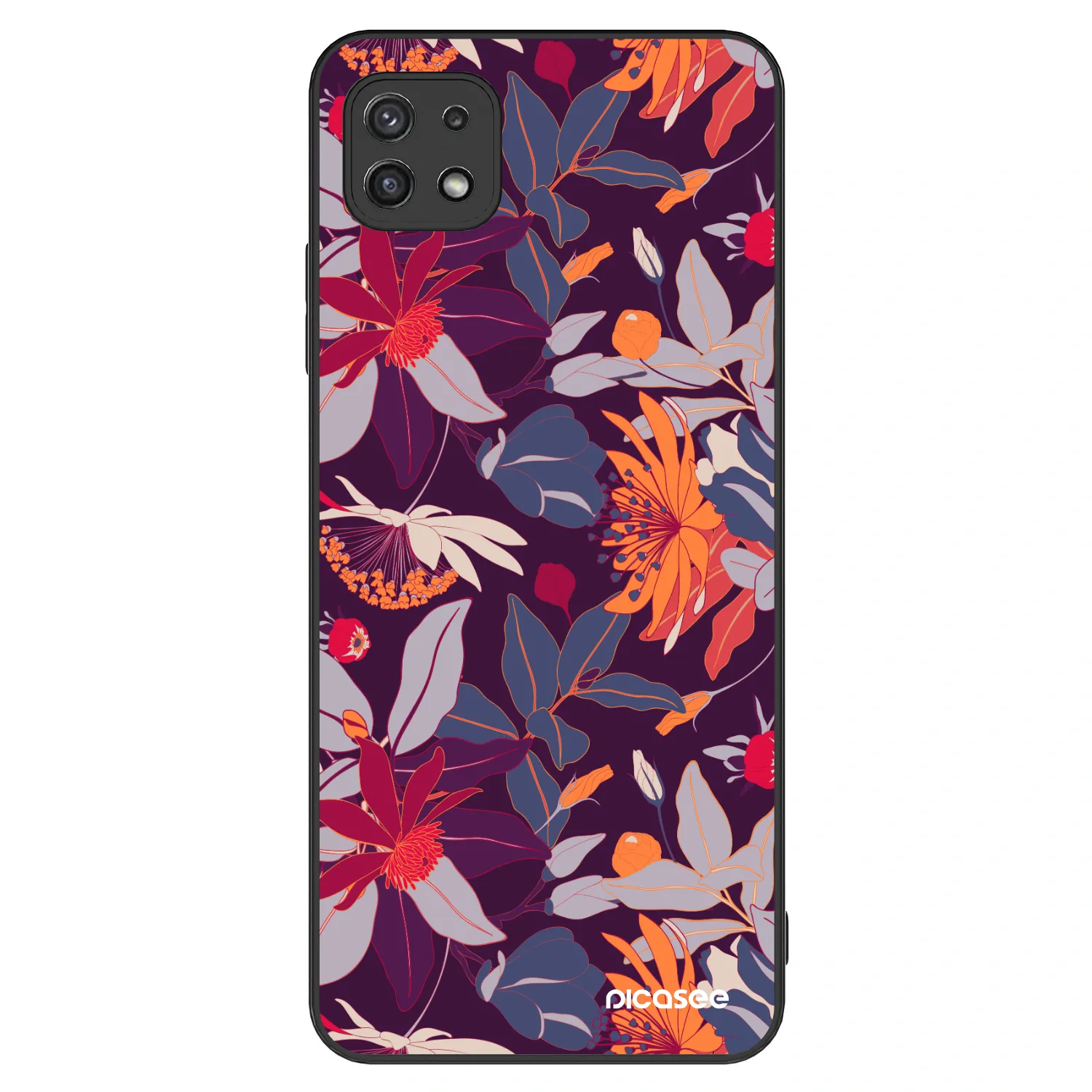 Picasee ULTIMATE CASE za Samsung Galaxy A22 A226B 5G - Purple Leaf