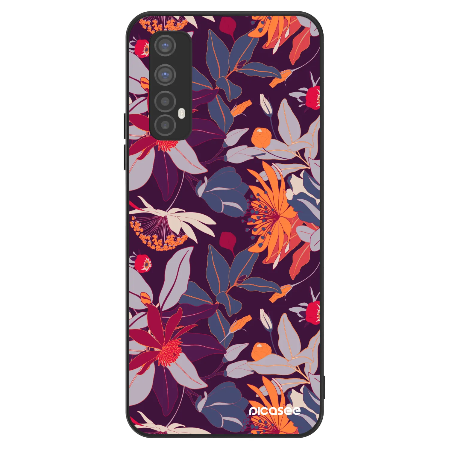 Picasee ULTIMATE CASE za Realme 7 - Purple Leaf