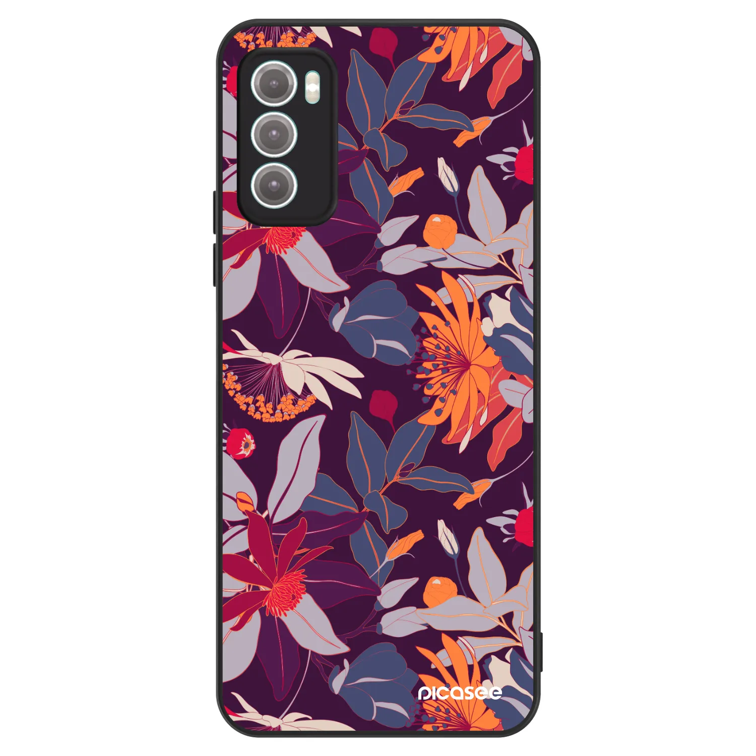 Picasee ULTIMATE CASE za Motorola Moto G60 - Purple Leaf