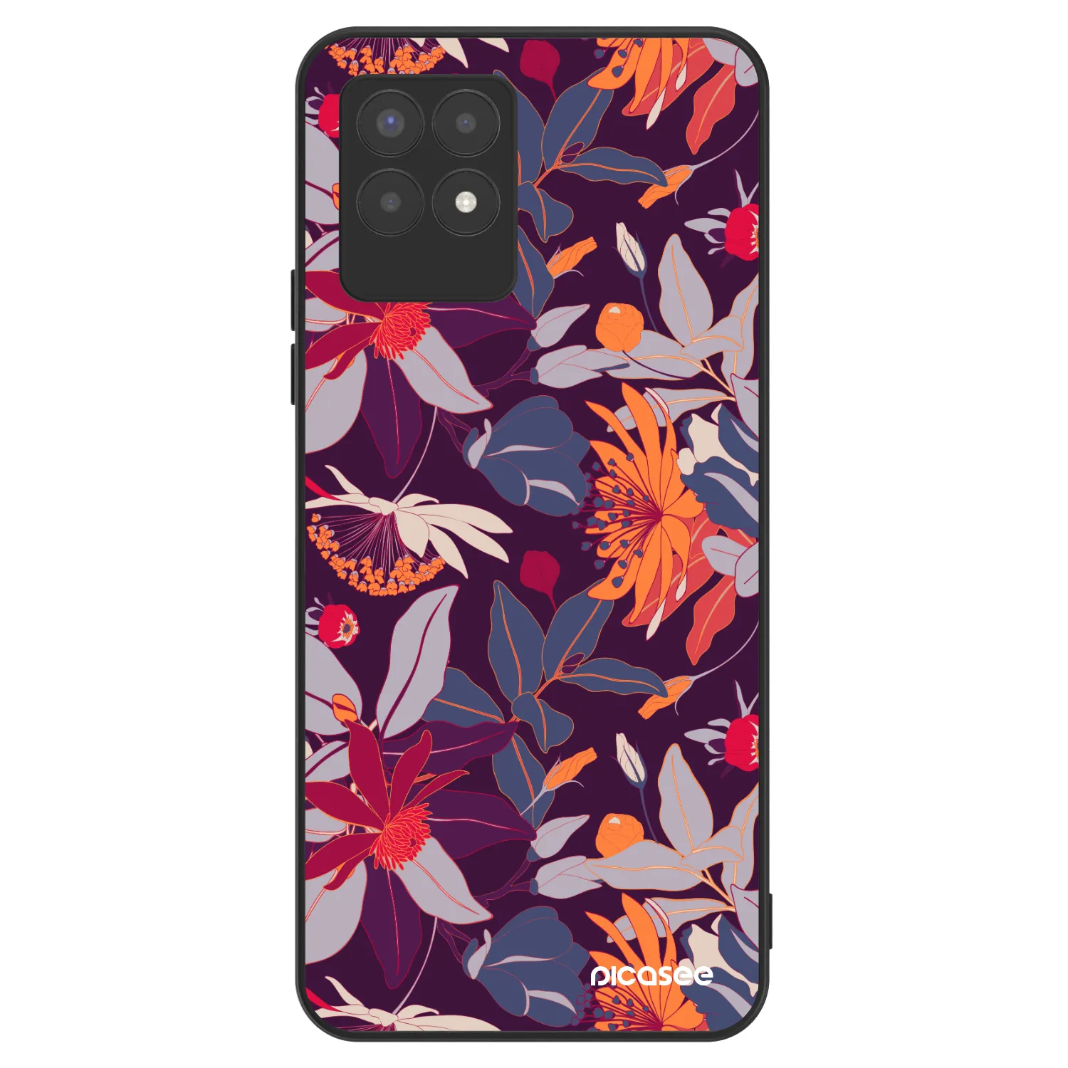 Picasee ULTIMATE CASE za Realme 8i - Purple Leaf